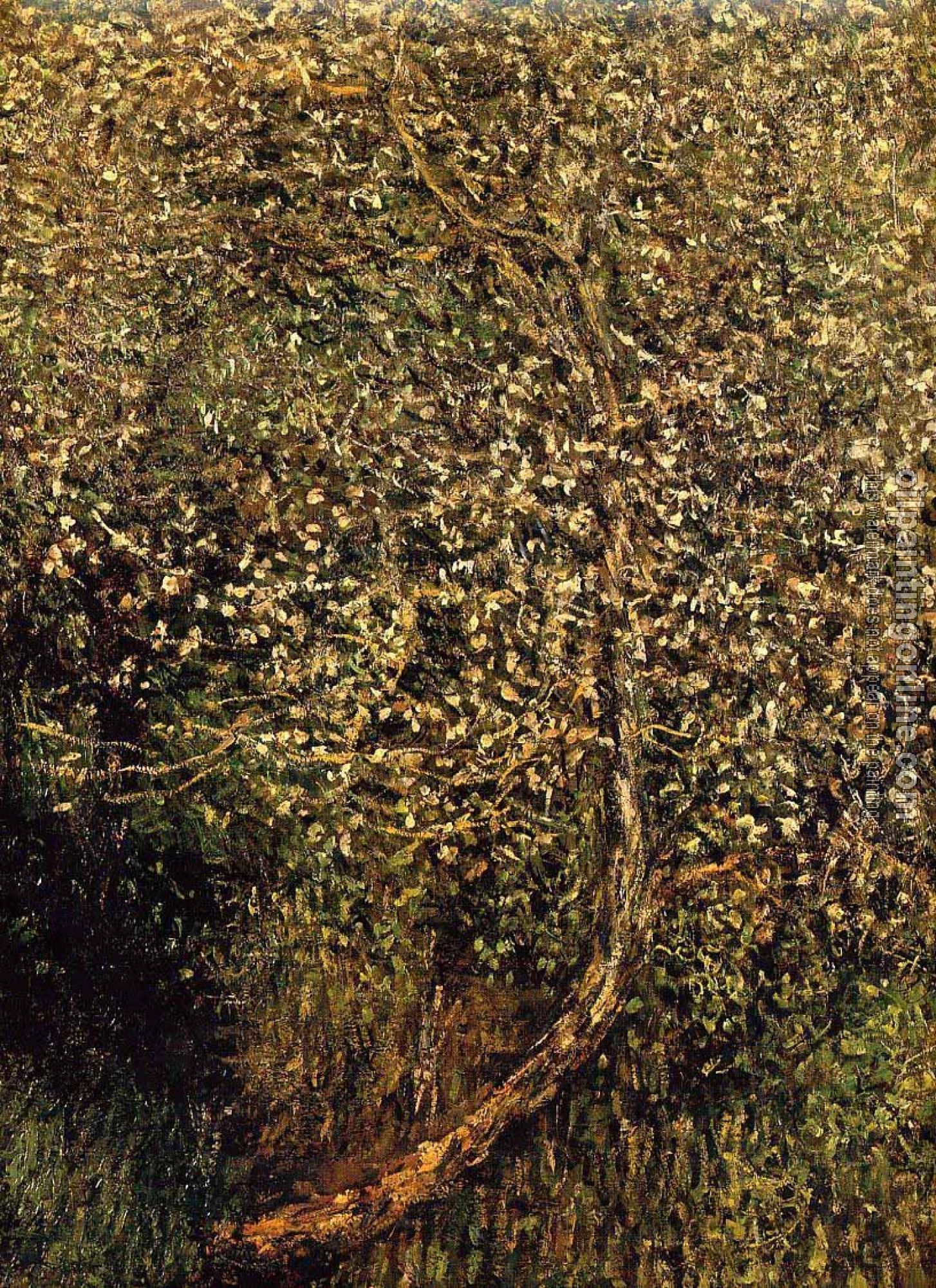 Monet, Claude Oscar - Apple Trees in Blossom by the Water